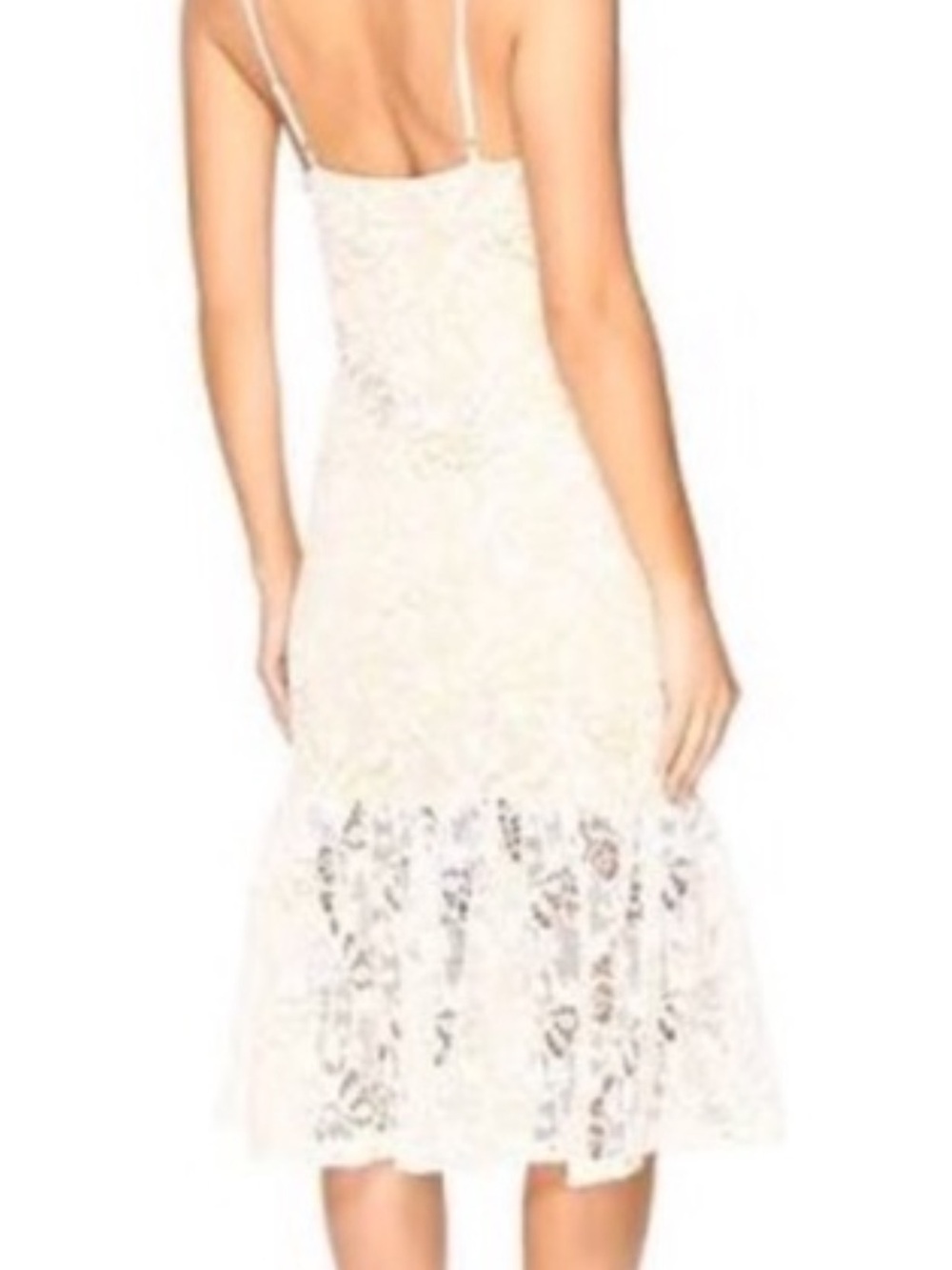 Romeo & Juliet Couture Cream Crochet Lace Maxi Dress NWoT! - Picture 4 of 6